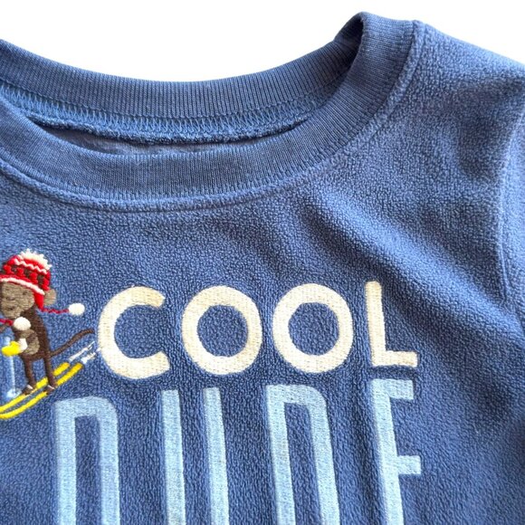 3 Pairs Baby Boy 2-Piece Holiday Fleece Pajama Sets 12M Moose Reindeer Snowflake - Picture 5 of 12